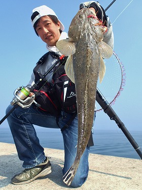 3匹目のマゴチ45cm