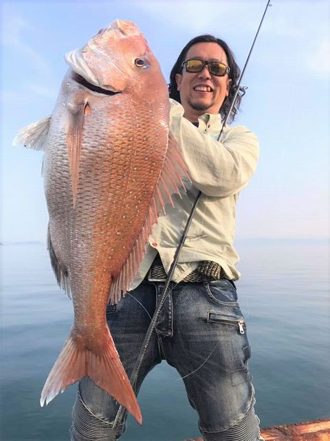 ゲンキマンのマダイ70cm