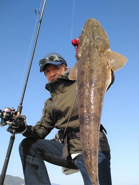 マゴチ1匹目59cm