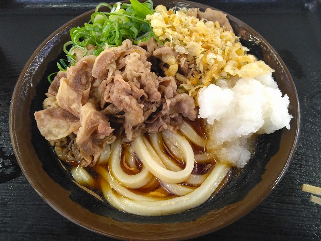 冷や肉ぶっかけうどん