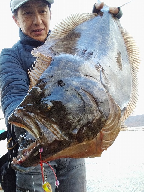 ヒラメ(ブツ持ち写真)