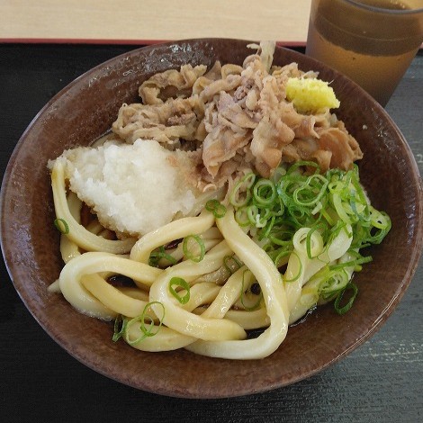 肉ぶっかけうどん