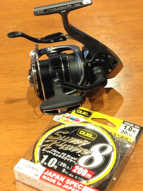 リールとPEライン