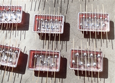 下地シルバー塗装